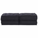 Modular Sofa 2 pcs Anthracite 70 x 70 x 36 cm Fabric - 45-Degree Angle