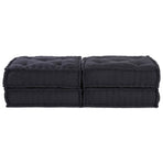 Modular Sofa Unit 2 pcs Fabric Anthracite 140 x 70 x 36 cm