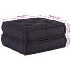Modular Sofa Unit 2 pcs Fabric Anthracite 140 x 70 x 36 cm