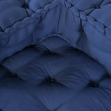 Modular Sofa 2 pcs Indigo 70 x 70 x 56 cm Fabric - Extra Image