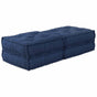 Modular Sofa Unit 2 pcs Fabric Indigo 140 x 70 x 36 cm