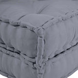 Modular Sofa Unit 2 pcs Grey 140 x 70 x 56 cm Fabric