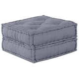 Modular Sofa Unit 2 pcs Grey 140 x 70 x 36 cm Fabric