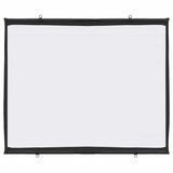 Projection Screen Wall-Hanging 50 Inch 4:3 - Top-Down View
