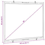 Projection Screen Wall-Hanging 50 Inch 4:3 - Close-Up Angle