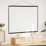 Projection Screen Wall-Hanging 84 Inch 4:3 - Front View
