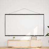 Projection Screen Wall-Hanging 90 Inch 16:9 - Side View