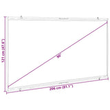 Projection Screen Wall-Hanging 90 Inch 16:9