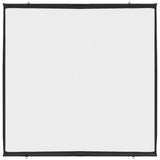 Projection Screen Wall-Hanging 72 Inch 1:1 - Top-Down View