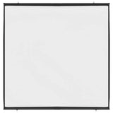 Projection Screen Wall-Hanging 81 Inch 1:1 - Top-Down View