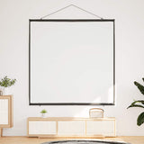 Projection Screen Wall-Hanging 89 Inch 1:1 - Side View