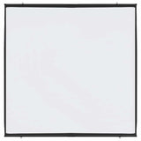 Projection Screen Wall-Hanging 89 Inch 1:1 - Top-Down View