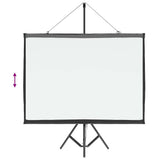 Projection Screen with Tripod 72 Inch 4:3 - Close-Up Angle