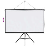Projection Screen with Tripod 50 Inch 16:9 - Close-Up Angle