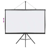 Projection Screen with Tripod 60 Inch 16:9 - Close-Up Angle