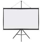 Projection Screen with Tripod 72 Inch 16:9 - Top-Down View