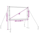 Projection Screen with Stands 90 Inch 16:9