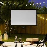 Projection Screen with Stands 100 Inch 16:9 - Front View