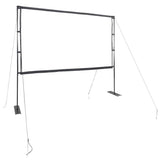 Projection Screen with Stands 108 Inch 16:9
