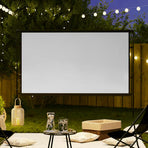 Projection Screen with Stands 108 Inch 16:9