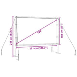 Projection Screen with Stands 120 Inch 16:9