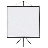 Projection Screen with Tripod 67 Inch 1:1 - Top-Down View