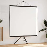 Projection Screen with Tripod 72 Inch 1:1 - Front View