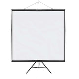 Projection Screen with Tripod 72 Inch 1:1 - Top-Down View