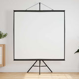 Projection Screen with Tripod 81 Inch 1:1 - Side View