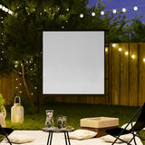 Projection Screen with Stands 89 Inch 1:1 - Front View
