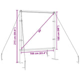 Projection Screen with Stands 89 Inch 1:1 - Low Angle