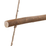 ?Hanging Christmas Trees with Top Stars 2 pcs 55x120 cm Natural Branch - Close-Up Angle