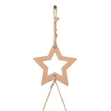 ?Hanging Christmas Tree with Top Star 74x150 cm Natural Branch
