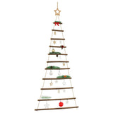 ?Hanging Christmas Tree with Top Star 74x150 cm Natural Branch