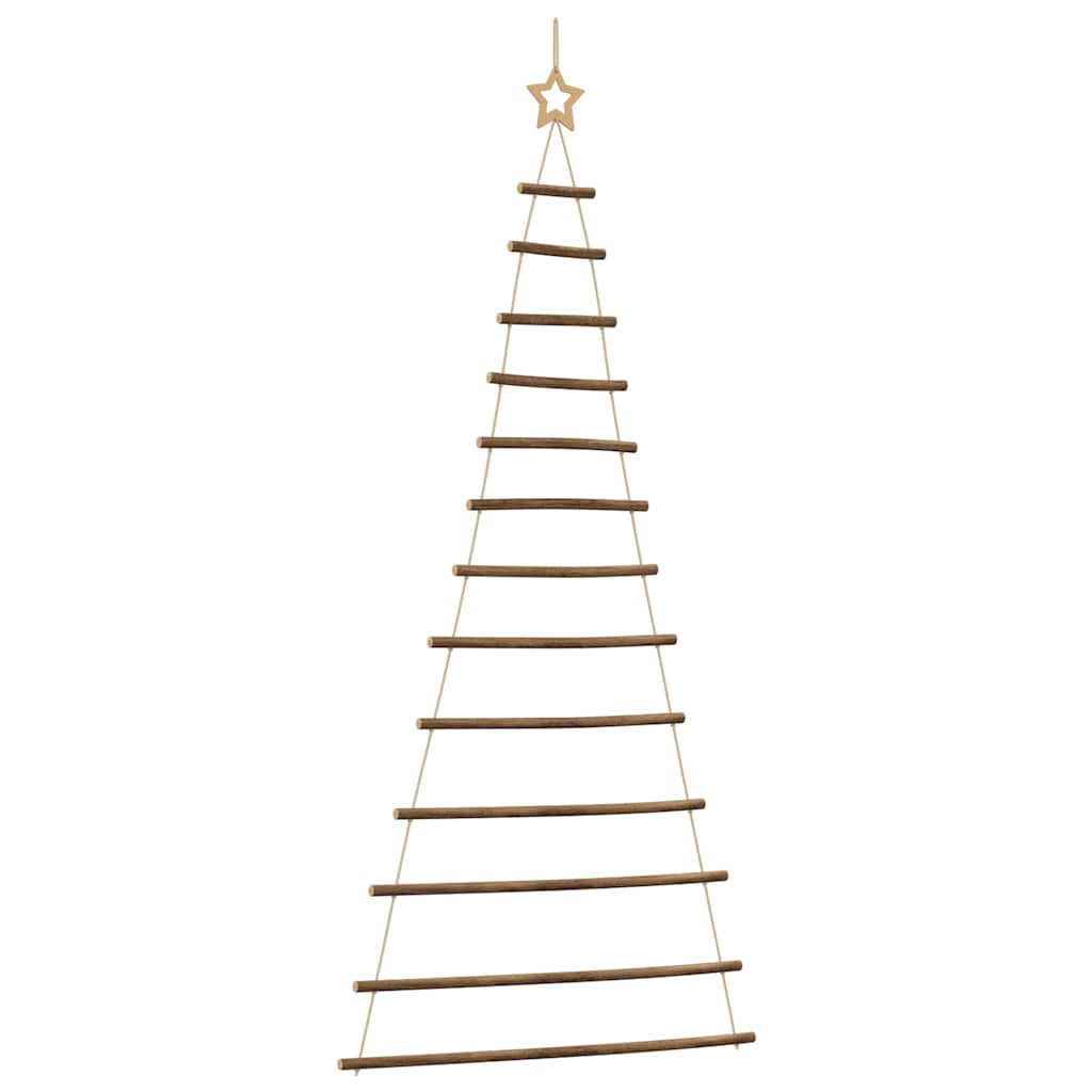 ?Hanging Christmas Tree with Top Star 86x180 cm Natural Branch