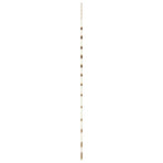 Hanging Christmas Tree with Top Star 86x180 cm Natural Branch