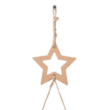 ?Hanging Christmas Tree with Top Star 86x180 cm Natural Branch