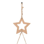Hanging Christmas Tree with Top Star 86x180 cm Natural Branch