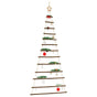 Hanging Christmas Tree with Top Star 86x180 cm Natural Branch