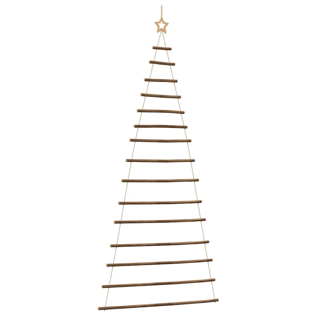 ?Hanging Christmas Tree with Top Star 100x210 cm Natural Branch
