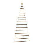 Hanging Christmas Tree with Top Star 100x210 cm Natural Branch