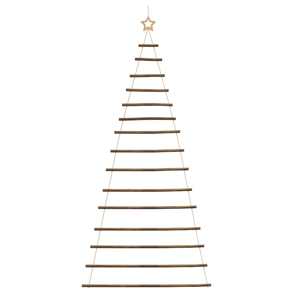 ?Hanging Christmas Tree with Top Star 100x210 cm Natural Branch