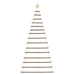 Hanging Christmas Tree with Top Star 100x210 cm Natural Branch