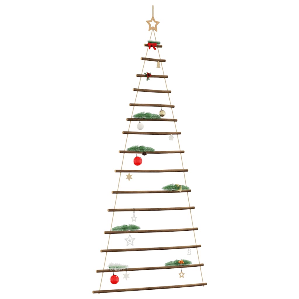 ?Hanging Christmas Tree with Top Star 100x210 cm Natural Branch