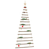 ?Hanging Christmas Tree with Top Star 100x210 cm Natural Branch
