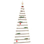 Hanging Christmas Tree with Top Star 100x210 cm Natural Branch