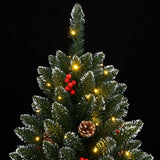 Artificial Christmas Tree 150 LEDs 120 cm - Close-Up Angle