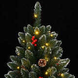 Artificial Christmas Tree 300 LEDs 210 cm - Close-Up Angle
