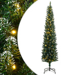 Artificial Slim Christmas Tree 150 LEDs 120 cm