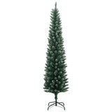 Artificial Slim Christmas Tree 150 LEDs 150 cm - Side View